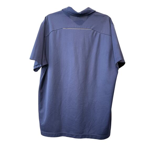 Ross Distribution Center Shirt Solid Blue XL Port Authority Polo Short Sleeve - Picture 5 of 5